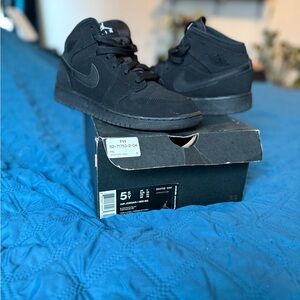 Jordan Air Mid Black and White Sneakers